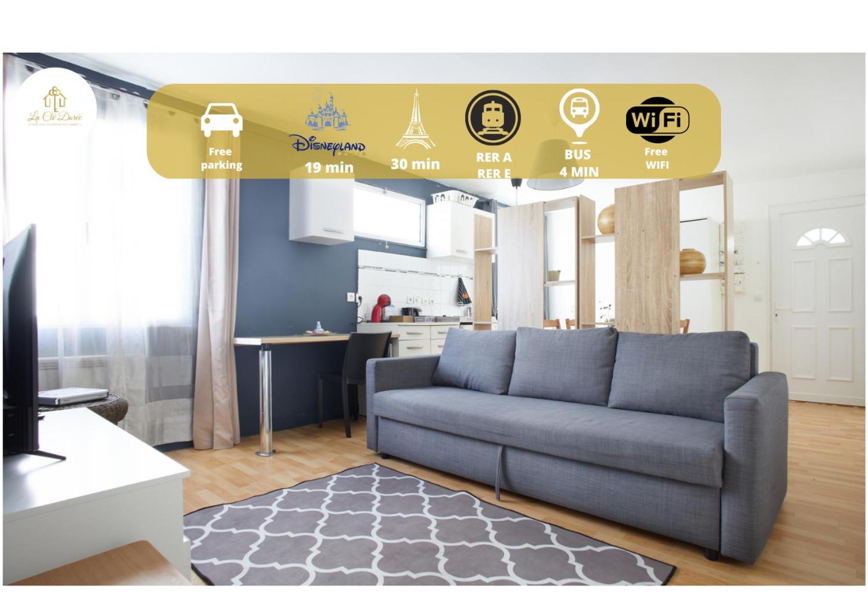 Sympa Entre Paris Et Disneyland Apartment Noisy-le-Grand